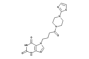 Image of 7-[4-keto-4-(4-thiazol-2-ylpiperazino)butyl]xanthine