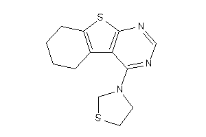 4-thiazolidin-3-yl-5,6,7,8-tetrahydrobenzothiopheno[2,3-d]pyrimidine