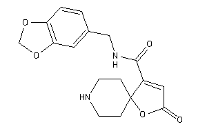 2-keto-N-piperonyl-1-oxa-8-azaspiro[4.5]dec-3-ene-4-carboxamide