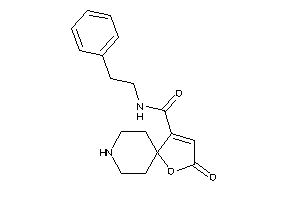 2-keto-N-phenethyl-1-oxa-8-azaspiro[4.5]dec-3-ene-4-carboxamide