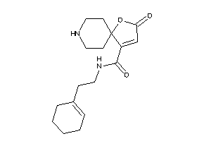 N-(2-cyclohexen-1-ylethyl)-2-keto-1-oxa-8-azaspiro[4.5]dec-3-ene-4-carboxamide