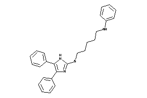 Image of 5-[(4,5-diphenyl-1H-imidazol-2-yl)thio]pentyl-phenyl-amine