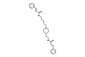 N-[5-[4-[2-[(2-phenoxyacetyl)amino]ethyl]piperidino]pentyl]-3-phenyl-acrylamide