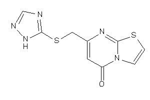 7-[(1H-1,2,4-triazol-5-ylthio)methyl]thiazolo[3,2-a]pyrimidin-5-one