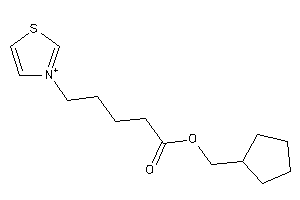 5-thiazol-3-ium-3-ylvaleric Acid Cyclopentylmethyl Ester