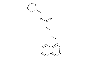 Image of 5-quinolin-1-ium-1-ylvaleric Acid Cyclopentylmethyl Ester