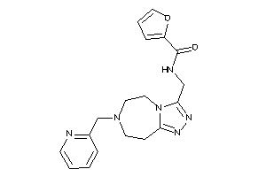 N-[[7-(2-pyridylmethyl)-5,6,8,9-tetrahydro-[1,2,4]triazolo[3,4-g][1,4]diazepin-3-yl]methyl]-2-furamide