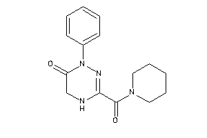 1-phenyl-3-(piperidine-1-carbonyl)-4,5-dihydro-1,2,4-triazin-6-one