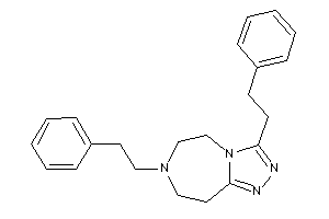 3,7-diphenethyl-5,6,8,9-tetrahydro-[1,2,4]triazolo[3,4-g][1,4]diazepine