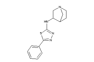Image of 1-azabicyclo[2.2.1]heptan-3-yl-(5-phenyl-1,3,4-thiadiazol-2-yl)amine
