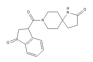 8-(3-ketoindane-1-carbonyl)-4,8-diazaspiro[4.5]decan-3-one