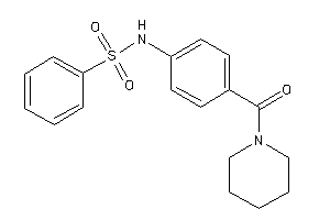 Image of N-[4-(piperidine-1-carbonyl)phenyl]benzenesulfonamide