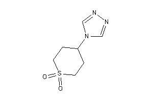 Image of 4-(1,2,4-triazol-4-yl)thiane 1,1-dioxide