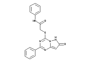 Image of 2-[(7-keto-2-phenyl-6H-pyrazolo[1,5-a][1,3,5]triazin-4-yl)thio]-N-phenyl-acetamide