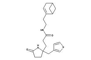 N-[2-(4-bicyclo[3.1.1]hept-3-enyl)ethyl]-3-[5-keto-2-(3-thenyl)pyrrolidin-2-yl]propionamide