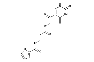 Image of 3-(2-thenoylamino)propionic Acid [2-(2,4-diketo-1H-pyrimidin-5-yl)-2-keto-ethyl] Ester