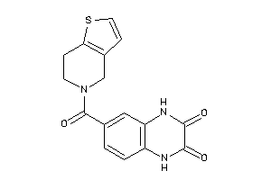 6-(6,7-dihydro-4H-thieno[3,2-c]pyridine-5-carbonyl)-1,4-dihydroquinoxaline-2,3-quinone