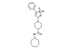 N-cycloheptyl-1-(1,1-diketo-5-phenyl-isothiazol-3-yl)isonipecotamide