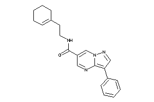 N-(2-cyclohexen-1-ylethyl)-3-phenyl-pyrazolo[1,5-a]pyrimidine-6-carboxamide
