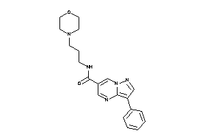 N-(3-morpholinopropyl)-3-phenyl-pyrazolo[1,5-a]pyrimidine-6-carboxamide