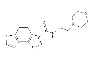 N-(2-morpholinoethyl)-4,5-dihydrothieno[2,3-g]indoxazene-3-carboxamide