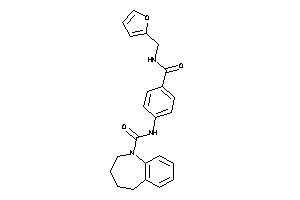 Image of N-[4-(2-furfurylcarbamoyl)phenyl]-2,3,4,5-tetrahydro-1-benzazepine-1-carboxamide