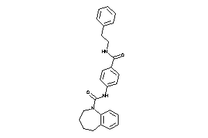 N-[4-(phenethylcarbamoyl)phenyl]-2,3,4,5-tetrahydro-1-benzazepine-1-carboxamide