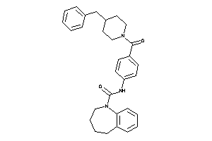 N-[4-(4-benzylpiperidine-1-carbonyl)phenyl]-2,3,4,5-tetrahydro-1-benzazepine-1-carboxamide