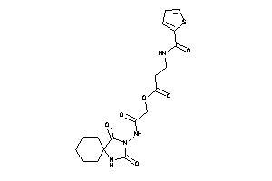 Image of 3-(2-thenoylamino)propionic Acid [2-[(2,4-diketo-1,3-diazaspiro[4.5]decan-3-yl)amino]-2-keto-ethyl] Ester