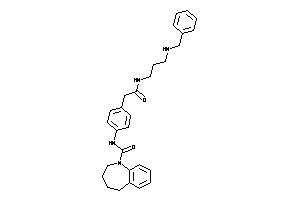 N-[4-[2-[3-(benzylamino)propylamino]-2-keto-ethyl]phenyl]-2,3,4,5-tetrahydro-1-benzazepine-1-carboxamide