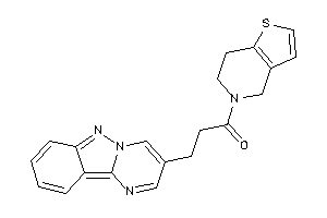 Image of 1-(6,7-dihydro-4H-thieno[3,2-c]pyridin-5-yl)-3-pyrimido[1,2-b]indazol-3-yl-propan-1-one