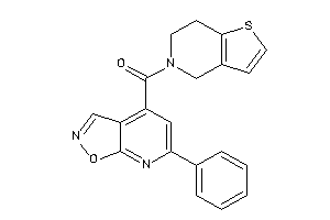 Image of 6,7-dihydro-4H-thieno[3,2-c]pyridin-5-yl-(6-phenylisoxazolo[5,4-b]pyridin-4-yl)methanone