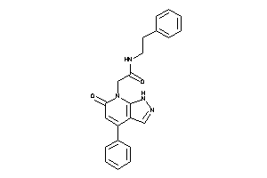 Image of 2-(6-keto-4-phenyl-1H-pyrazolo[3,4-b]pyridin-7-yl)-N-phenethyl-acetamide