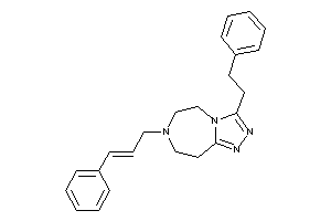 7-cinnamyl-3-phenethyl-5,6,8,9-tetrahydro-[1,2,4]triazolo[3,4-g][1,4]diazepine