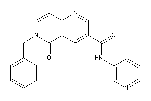 6-benzyl-5-keto-N-(3-pyridyl)-1,6-naphthyridine-3-carboxamide