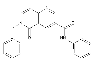 Image of 6-benzyl-5-keto-N-phenyl-1,6-naphthyridine-3-carboxamide