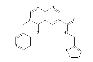 N-(2-furfuryl)-5-keto-6-(3-pyridylmethyl)-1,6-naphthyridine-3-carboxamide