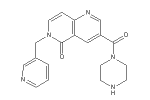 3-(piperazine-1-carbonyl)-6-(3-pyridylmethyl)-1,6-naphthyridin-5-one