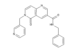 N-benzyl-5-keto-6-(3-pyridylmethyl)-1,6-naphthyridine-3-carboxamide