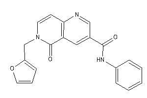 Image of 6-(2-furfuryl)-5-keto-N-phenyl-1,6-naphthyridine-3-carboxamide
