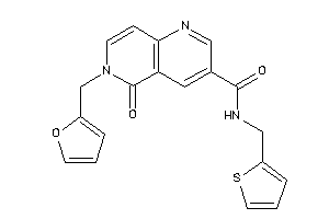 Image of 6-(2-furfuryl)-5-keto-N-(2-thenyl)-1,6-naphthyridine-3-carboxamide