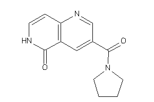 3-(pyrrolidine-1-carbonyl)-6H-1,6-naphthyridin-5-one