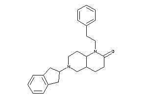 6-indan-2-yl-1-phenethyl-4,4a,5,7,8,8a-hexahydro-3H-1,6-naphthyridin-2-one