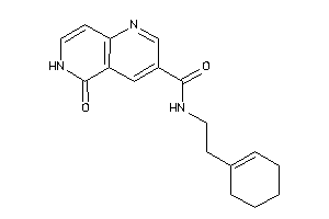 N-(2-cyclohexen-1-ylethyl)-5-keto-6H-1,6-naphthyridine-3-carboxamide