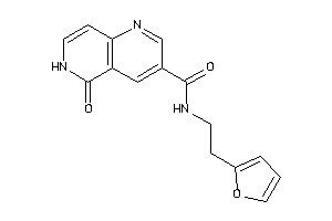 Image of N-[2-(2-furyl)ethyl]-5-keto-6H-1,6-naphthyridine-3-carboxamide