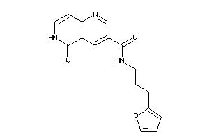 N-[3-(2-furyl)propyl]-5-keto-6H-1,6-naphthyridine-3-carboxamide