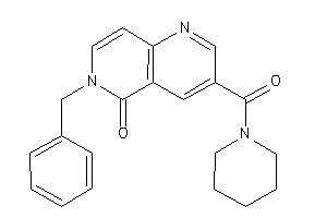 Image of 6-benzyl-3-(piperidine-1-carbonyl)-1,6-naphthyridin-5-one