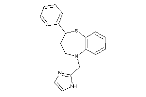 5-(1H-imidazol-2-ylmethyl)-2-phenyl-3,4-dihydro-2H-1,5-benzothiazepine