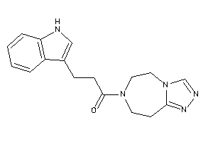 3-(1H-indol-3-yl)-1-(5,6,8,9-tetrahydro-[1,2,4]triazolo[3,4-g][1,4]diazepin-7-yl)propan-1-one