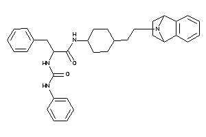3-phenyl-2-(phenylcarbamoylamino)-N-[4-(2-BLAHylethyl)cyclohexyl]propionamide